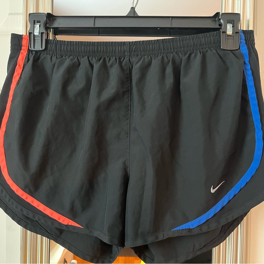 Nike Black Running Shorts with Multicolor Trim